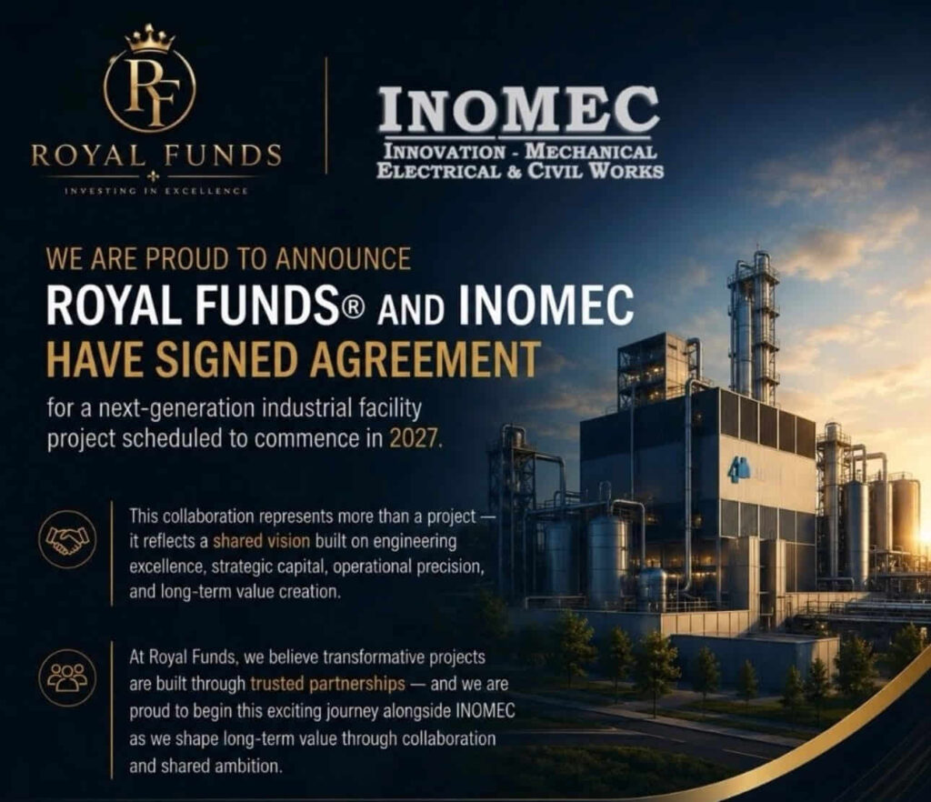Royal Funds® and Inomec Have Signed Agreement